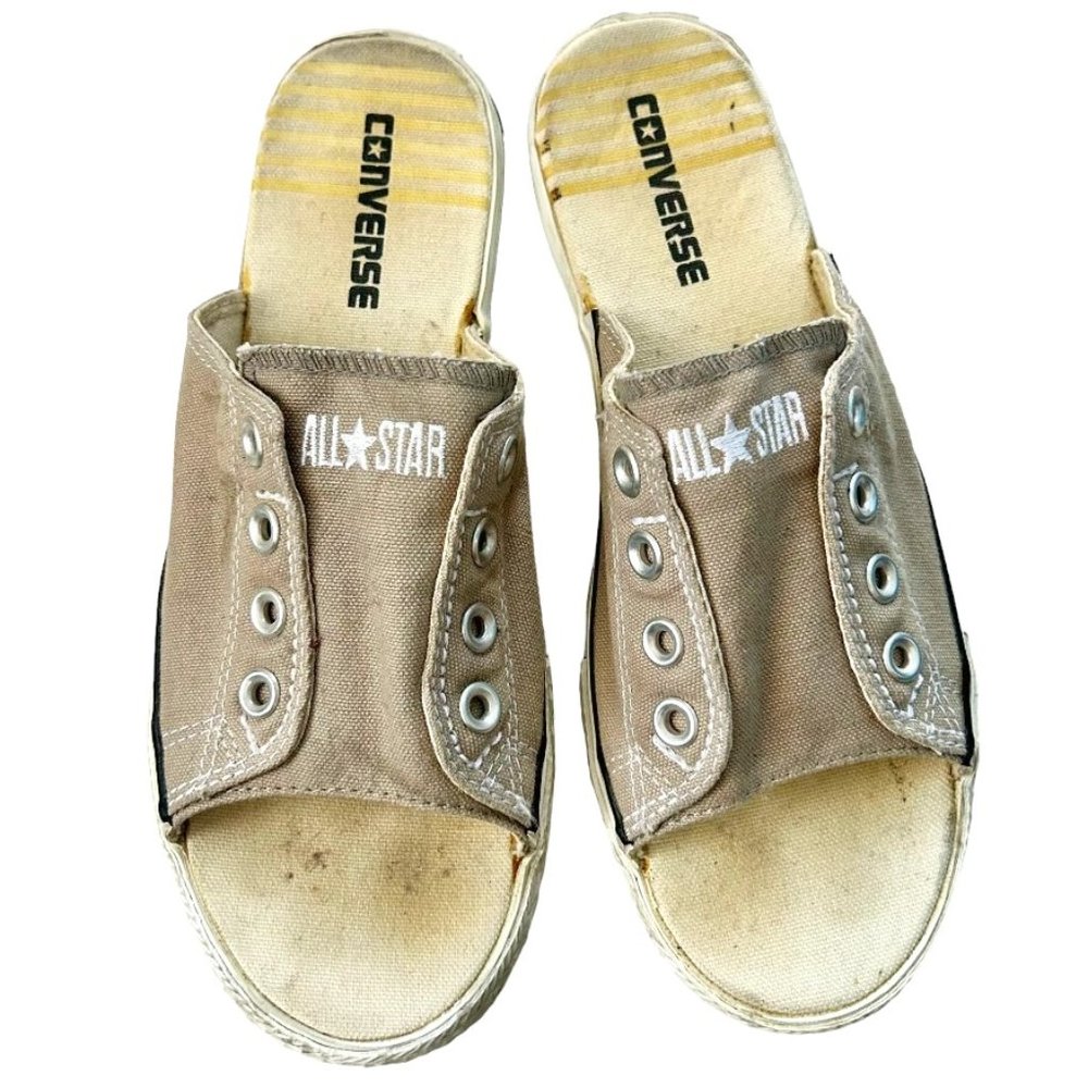 Converse All Star Cutaway Sandals Slides Size 8